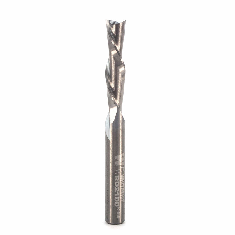 Downcut Spiral Standard Router Bit - Shank:1/4" - Diameter:1/4" - Cutting Length:1"
